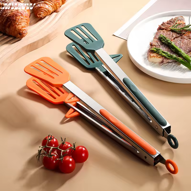 Pince de Cuisine Multifonction en Acier Inoxydable 27 cm – Verrouillage de Sécurité