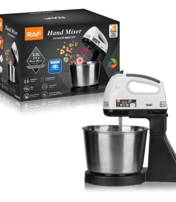 Batteur électrique sur socle avec bol en inox de 2 litres