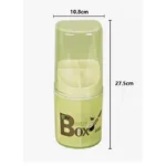 Dimensions du range-couverts : 10,8 cm de diamètre et 27,5 cm de hauteur